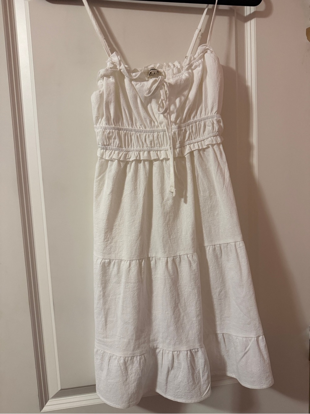 Nordstrom never worn Camellia White Tiered Sundress MSRP $79. NWOT.